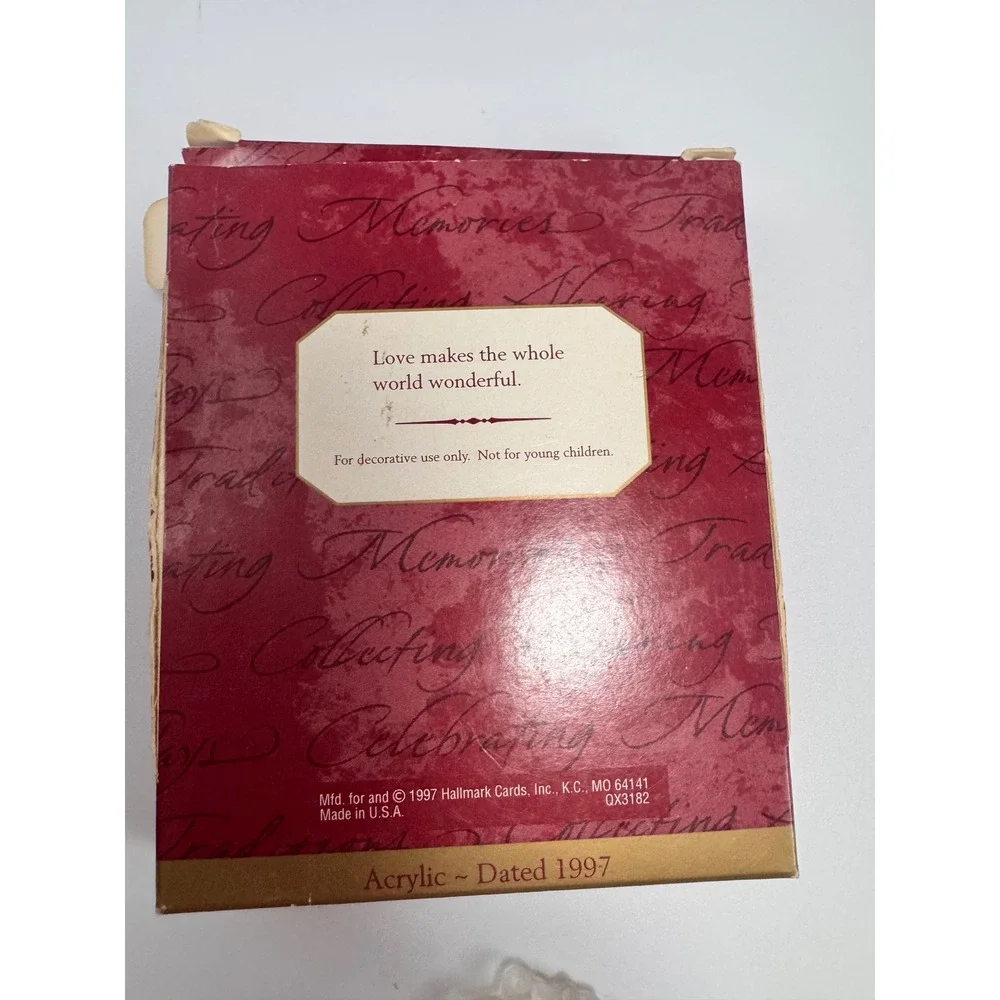 Hallmark Keepsake Ornament Our First Christmas Together 1997 Heart QX3182